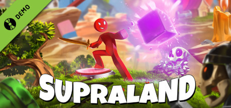 Steam header art for Supraland Demo
