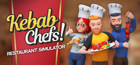 Steam header art for Kebab Chefs! - Restaurant Simulator