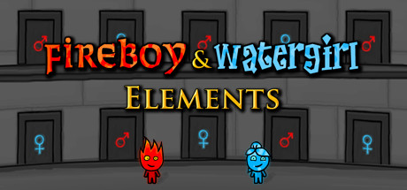 Steam header art for Fireboy & Watergirl: Elements
