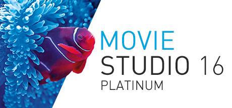 Steam header art for VEGAS Movie Studio 16 Platinum Steam Edition