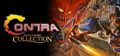 Steam header art for Contra Anniversary Collection