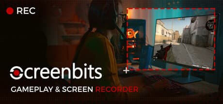 Steam header art for Screenbits - Screen Recorder