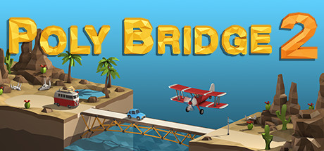 Steam header art for Poly Bridge 2