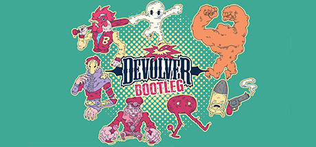 Steam header art for Devolver Bootleg