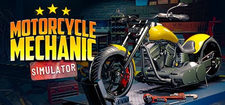 Steam header art for Motorcycle Mechanic Simulator 2021
