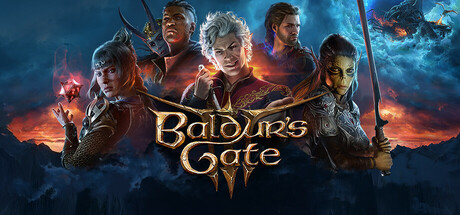 Steam header art for Baldur's Gate 3