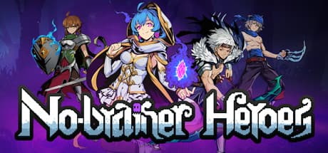 Steam header art for No-brainer Heroes