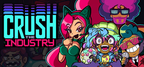 Steam header art for Crush the Industry