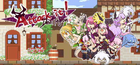 Steam header art for Attack it! Devil legion