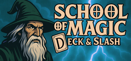 Steam header art for School of Magic: Deck & Slash