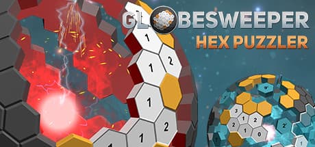 Steam header art for Globesweeper: Hex Puzzler