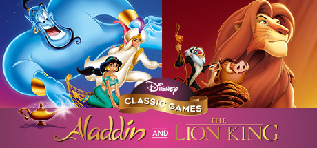 Steam header art for Disney Classic Games Aladdin and the Lion King
