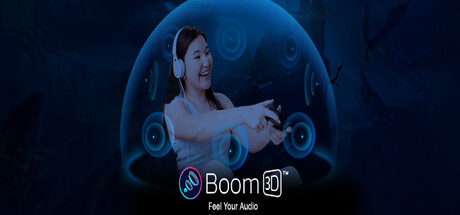 Steam header art for Boom 3D Mac