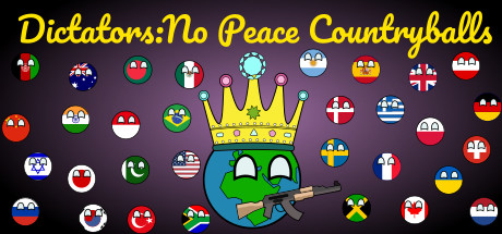Steam header art for Dictators:No Peace Countryballs