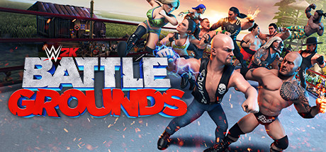 Steam header art for WWE 2K BATTLEGROUNDS