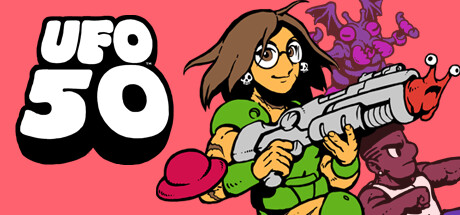Steam header art for UFO 50