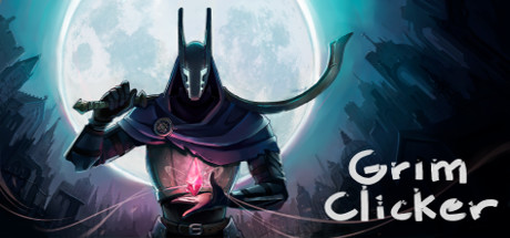 Steam header art for Grim Clicker