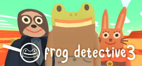 Steam header art for Frog Detective 3: Corruption at Cowboy County
