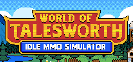 Steam header art for World of Talesworth: Idle MMO Simulator