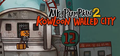 Steam header art for Mr. Pumpkin 2: Kowloon walled city