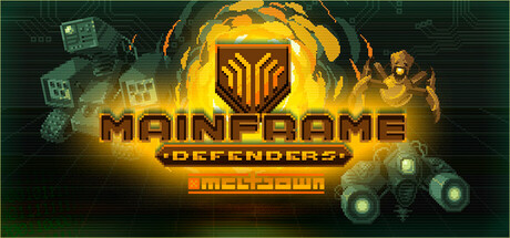 Steam header art for Mainframe Defenders