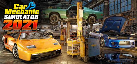 Steam header art for Car Mechanic Simulator 2021