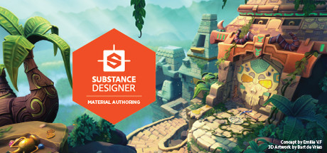 Steam header art for Substance Designer 2020