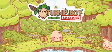 Steam header art for Turnip Boy Commits Tax Evasion