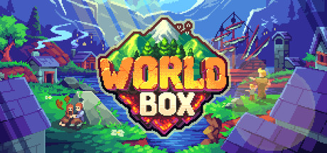 Steam header art for WorldBox - God Simulator