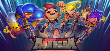 Steam header art for Exit the Gungeon