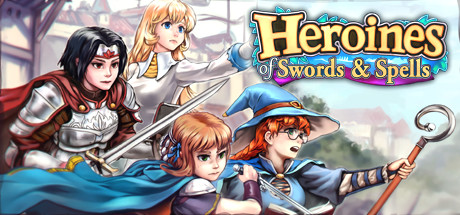 Steam header art for Heroines of Swords & Spells