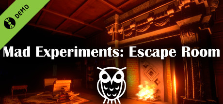 Steam header art for Mad Experiments: Escape Room Demo
