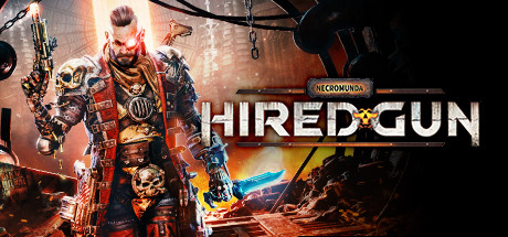 Steam header art for Necromunda: Hired Gun