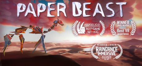 Steam header art for Paper Beast