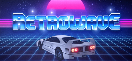 Steam header art for Retrowave