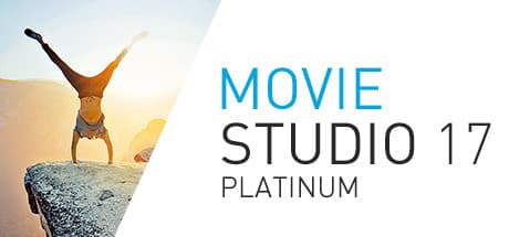 Steam header art for VEGAS Movie Studio 17 Platinum Steam Edition