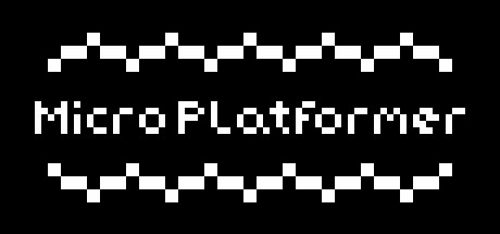 Steam header art for Micro Platformer