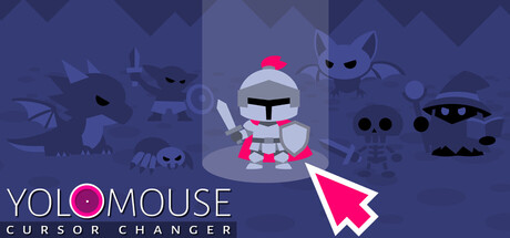 Steam header art for YoloMouse - Cursor Changer