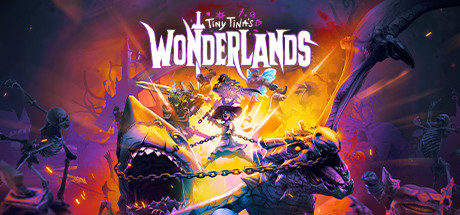 Steam header art for Tiny Tina's Wonderlands