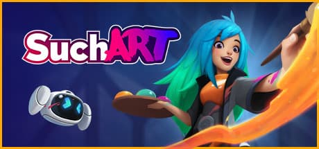 Steam header art for SuchArt: Genius Artist Simulator
