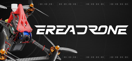 Steam header art for EreaDrone : FPV Drone Simulator