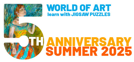 Steam header art for WORLD OF ART JIGSAW PUZZLES
