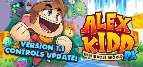 Steam header art for Alex Kidd in Miracle World DX