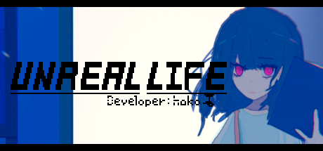 Steam header art for UNREAL LIFE