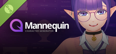 Steam header art for Mannequin Character Generator (Free)