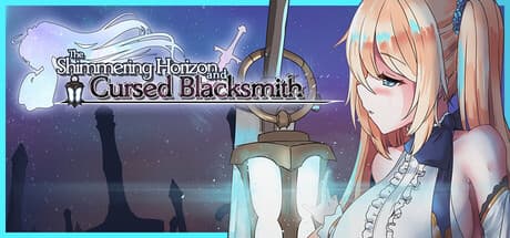 Steam header art for The Shimmering Horizon and Cursed Blacksmith
