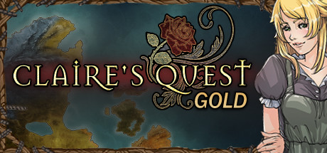 Steam header art for Claire's Quest: GOLD