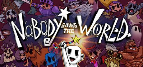 Steam header art for Nobody Saves the World
