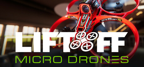 Steam header art for Liftoff: Micro Drones