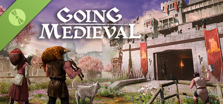 Steam header art for Going Medieval Demo